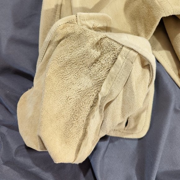 Coach | Vintage 100% Suede Women's Button Up Jacket Beige Large - Picture 6 of 6